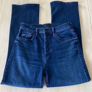 Mother high rise the tripper ankle mint condition dark wash boot cut jeans 29